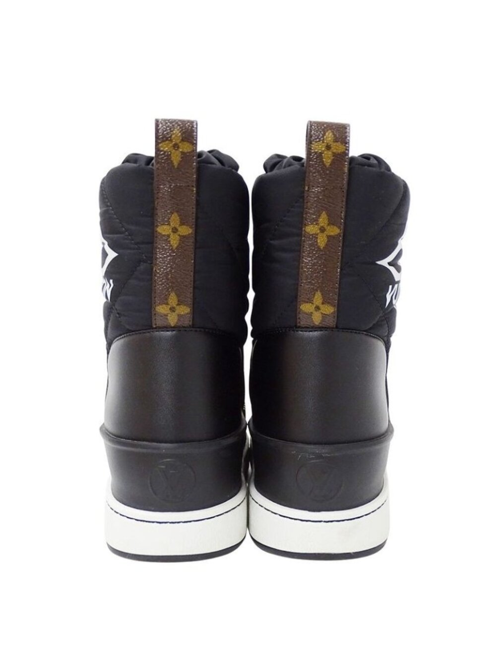 Louis Vuitton Boots Nylon Polar Line Short Black 36 - Picture 3 of 12